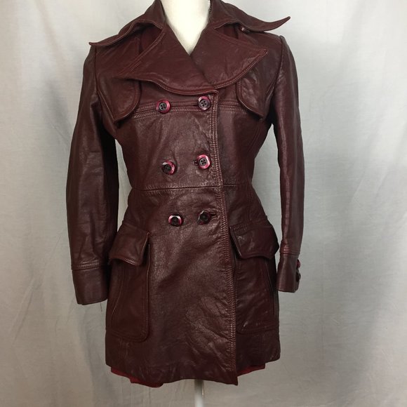 Etienne Aigner Jackets & Blazers - Etienne Aigner Leather Coat